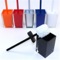 Toilet Brush Holder, Black, Stylish, Square